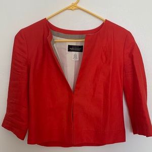 Baird McNutt for J Crew 100% linen cropped shell